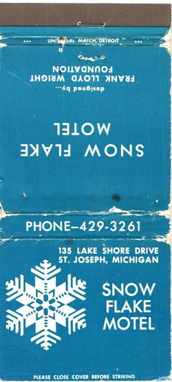 Snow Flake Motel - Matchbook